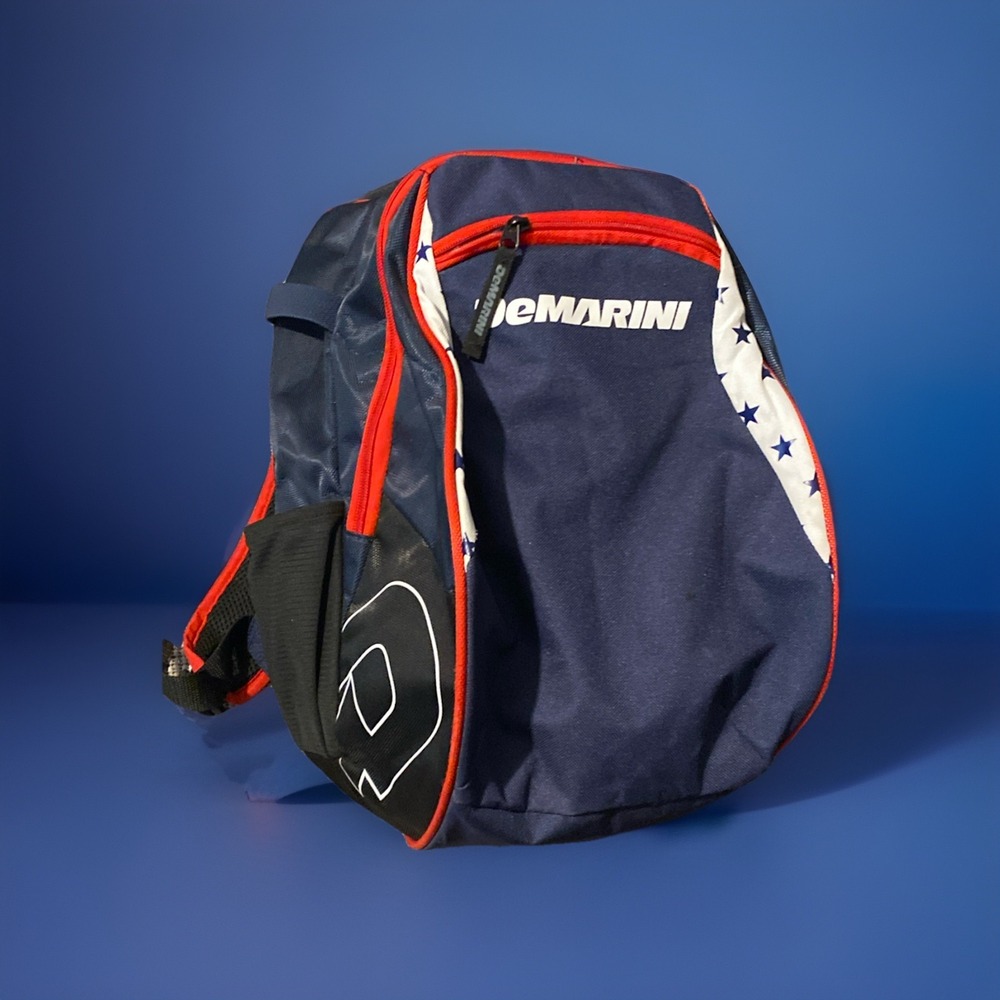 DeMarini Men's Blue and Red Backpack